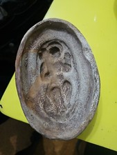 Ceramica Antica 1 FORMINA FORMELLA CALTAGIRONE PASTA BIANCA SICILIA RARA 600?