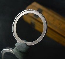 EBERHARD SCAFOGRAF 300 RARE STAINLESS STEEL BEZEL GHIERA GIREVOLE ACCIAIO RARA