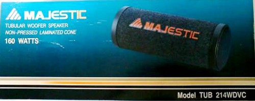 Tubo subwoofer majestic 214 - subwoofer, w