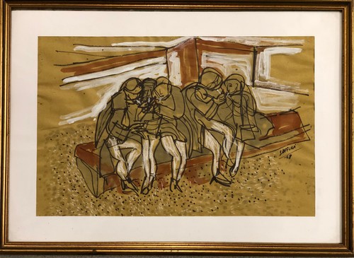 Disegno carta paglia - ,