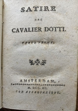 SATIRE DEL CAVALIER DOTTI - DI