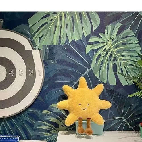 Peluche morbido giallo sole - , 13