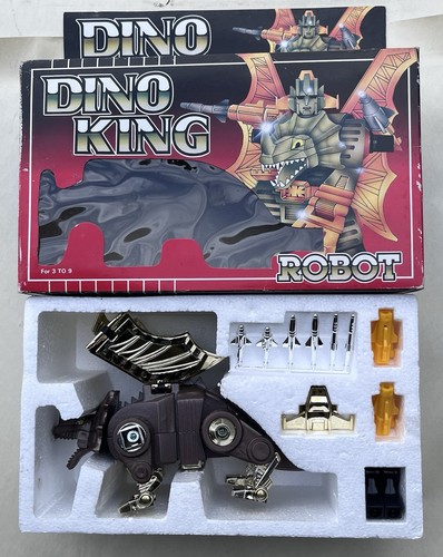 Raro vintage dino king robot - raro,
