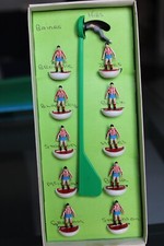 Subbuteo HW ATLETICO MADRID + 1riserva +1portierino-Materiale Subbuteo ridipinto