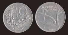 10 LIRE 1966 SPIGHE E ARATRO -