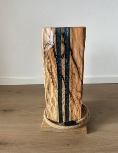 Lampada tavolo legno - legno, di