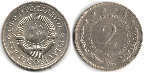 Jugoslavia dinara 1978 - jugoslavia,