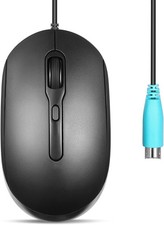 Mouse ottico PS/2 nero, USB-C