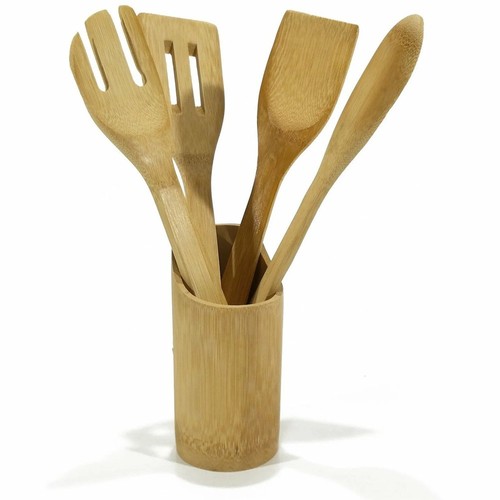 Set mestoli bamboo con - set, in