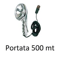 FARO PORTATILE IN ZAMA CROMATO DA 50W - 12V - NAUTICA BARCA GOMMONE VELA