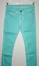 ZARA SKINNY JEANS NUOVI COLOR TIFFANY, SLIM FIT DENIM, TG 40 ELASTICIZZATI SALDI