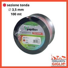 Bobina Filo Per Decespugliatore 3,5 mm Tondo Professionale Matassa 100 metri mt