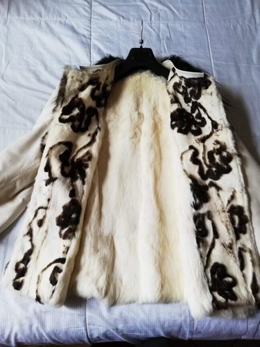 Giacca pelle pelliccia - e,