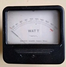Wattometro 200 Watt CC Anni 60