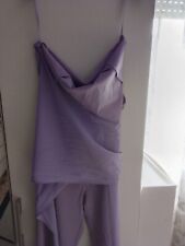 tuta donna elegante x cerimonia lilla