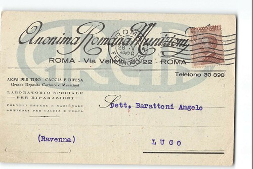 12460 anonima romana munizioni - 12460,
