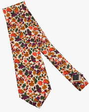 MISSONI CRAVATTA ANNI '80 FANTASIA FIORI AUTUNNALI