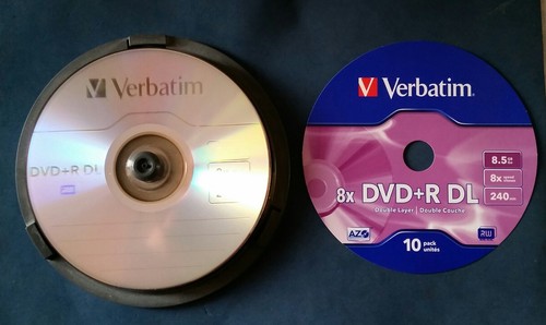 Dvd dl verbatim double - 8x, +r
