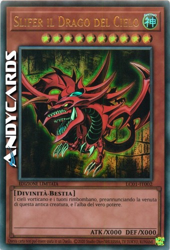 Slifer drago del - il, cielo