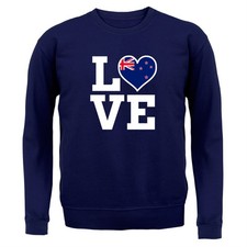 Love New Zealand Flag - Felpa