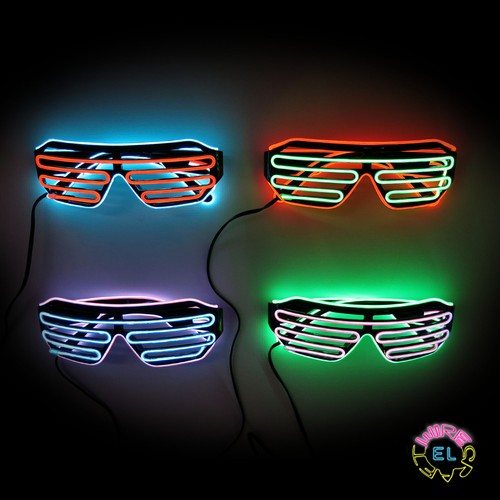 Glasses glow shutter - -,
