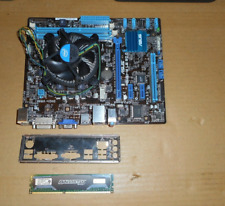 Scheda madre Asus P8H61-M LE R 2.0 + CPU Intel G2130 + 4GB di RAM Ballistix