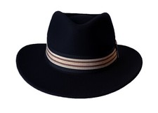 CAPPELLO UOMO IN FELTRO A FALDA AMPIA. MADE IN ITALY