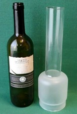 CAMPANA TUBO PARALUME VETRO