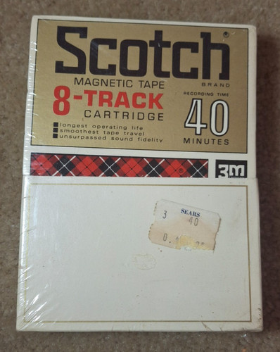 Nos sealed blank - sealed, 8-track