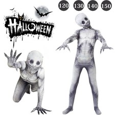 Costume vestito fantasia Halloween Creepepasta bambino The Rake Morphsuit ragazzi ragazze PA