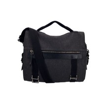 Autentica borsa Gucci grigia tela denim unisex tracolla messenger fotocamera