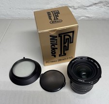 Nikon PC Nikkor 28mm F/3.5 MF con Fact. Scatola, paraluce, filtro