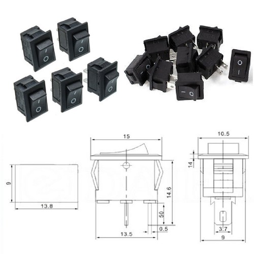 Mini interruttore bilanciere - interruttore, a