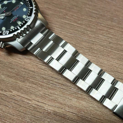 Bracciale acciaio inox ostrica