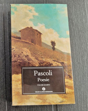 LIBRO  PASCOLI POESIE OSCAR CLASSIC MONDADORI 1998 OTTIMO