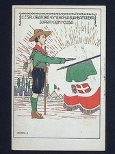 Scoutismo cartolina 1916 - scoutismo,,