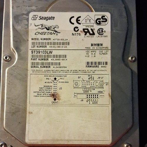 Seagate cheetah st39103lw 1 - cheetah, 9,1