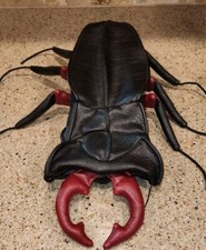 Peluche pupazzo mano scarabeo cervo vintage FOLKMANIS pincher insetti giocattolo bambino