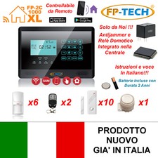 ANTIFURTO ALLARME TOUCH SCREEN CASA KIT COMBINATORE GSM WIRELESS SENZA FILI APP
