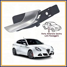 MANIGLIA INTERNA PORTA ANTERIORE DX PER ALFA GIULIETTA DAL 2010 LEVA SATINATA