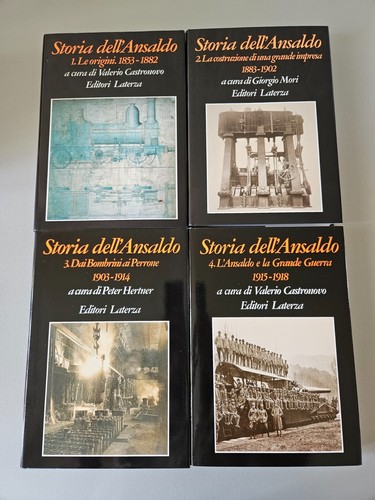 Storia dell ansaldo 4 volumi - dell'ansaldo,