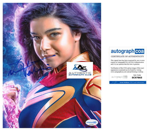 Iman vellani autografo - autografo, firmato