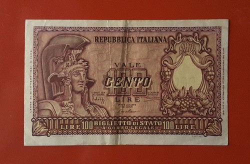 Banconota 100 lire 1951 italia - 100,
