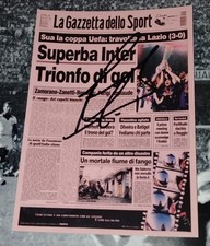 AUTOGRAFO JAVIER ZANETTI
