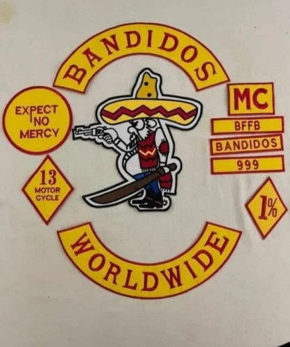 Bandidos patch set - mc, mondo