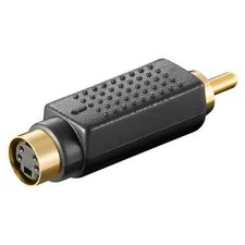 adattatore video da s-vhs presa 4 poli a spina rca