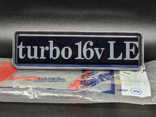 Lancia thema turbo 16v logo - turbo,