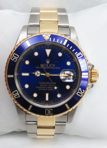 Rolex submariner 18k ss 40mm - rolex,