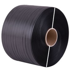 REGGIA POLIPROPILENE HQ REGGETTA NERA 12 x 0,60 BOBINA DA 1000 MT (FORO 62mm)