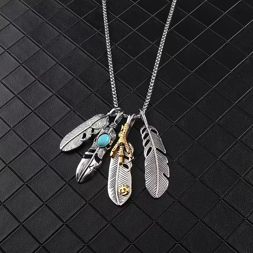 Collana piume gioielli nativi - piume,